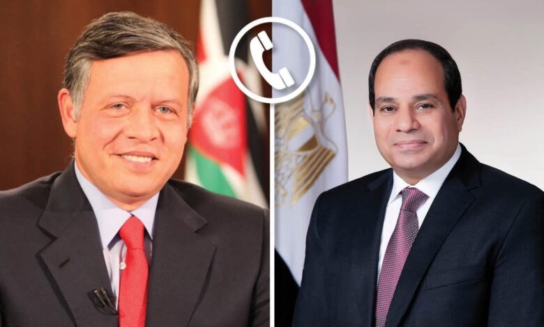 “السيسي”-و”عبدالله-الثاني”-يؤكدان-على-أهمية-بدء-إعادة-إعمار-غزة-دون-“تهجير”