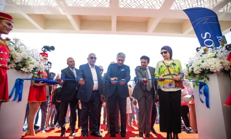 وزير-السياحة-يفتتح-منتجع-“الباتروس-مكادى”-المملوك-لرجل-الأعمال-كامل-أبو-علي