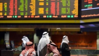 تباين-أداء-مؤشرات-بورصات-الخليج-فى-ختام-تعاملات-اليوم
