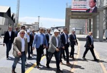 افتتاح-محطة-الصب-الجاف-“أقماح”-بميناء-غرب-بورسعيد-باستثمارات-مليار-جنيه