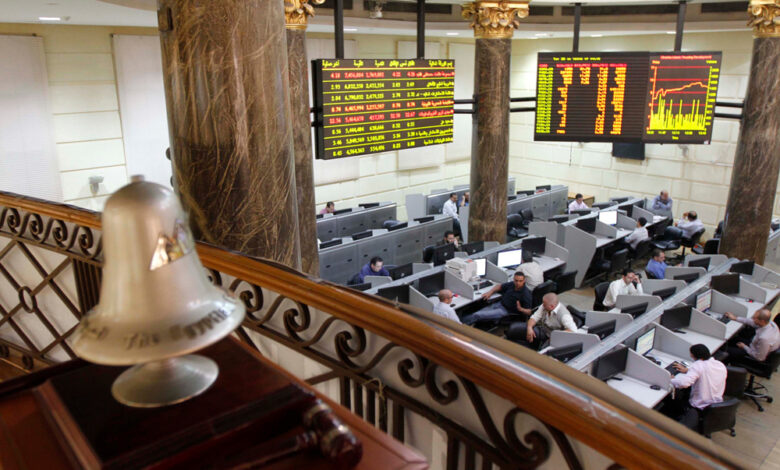 تباين-مؤشرات-البورصة-المصرية-فى-منتصف-تعاملات-الأحد